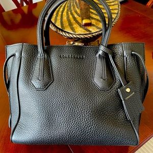 Longchamp Penelope Black Leather Purse NWoT